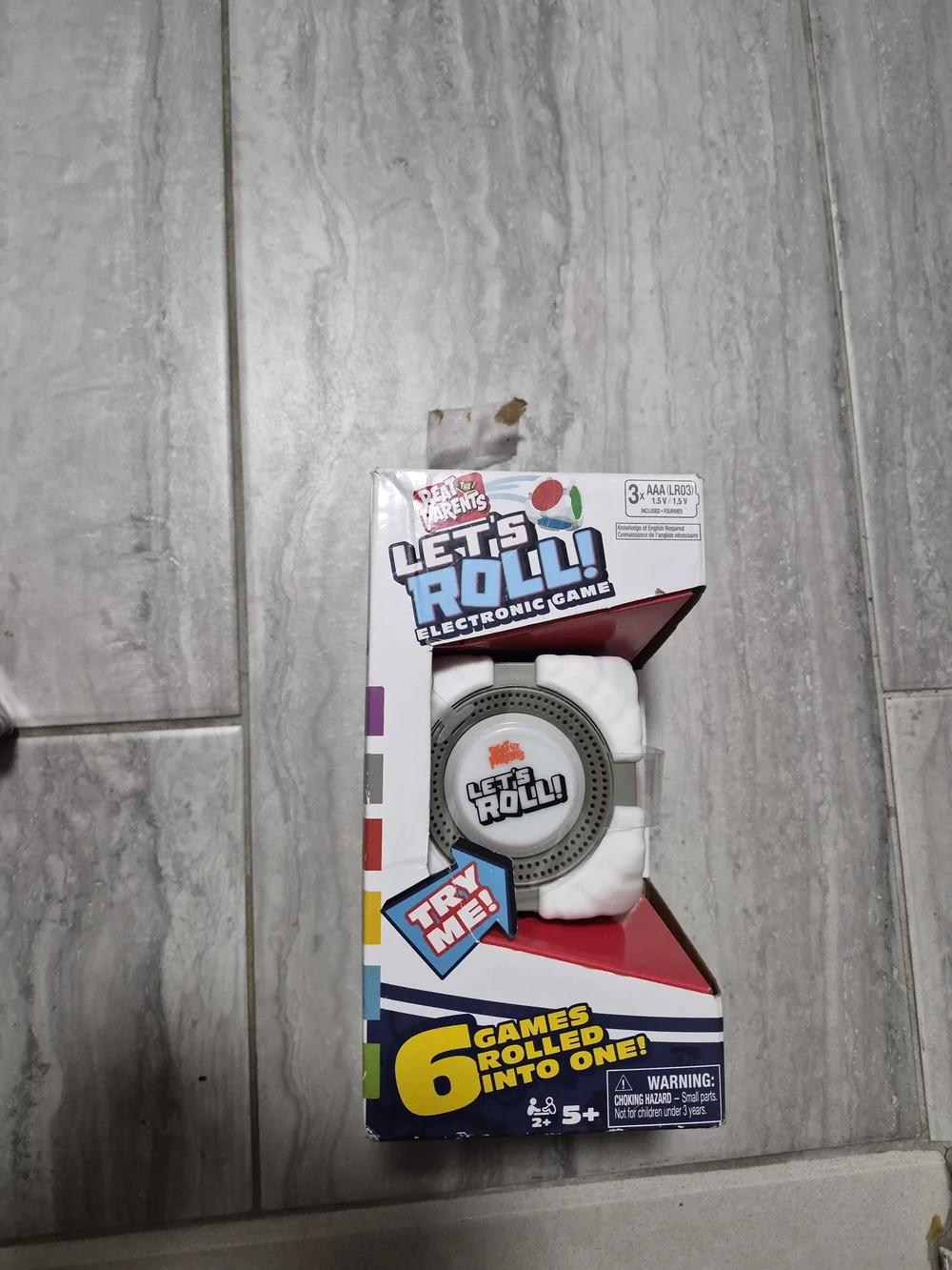 Spinmaster Let's Roll Electronic Game 6 Games Roll Into One 2+ 5+ Q